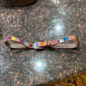 Fossil Multicolor Patterned Belt
